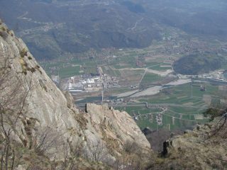 Discesa sulla cresta sud, molto panoramica