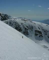 il pendio finale non scherza