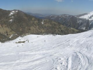 Discesa, arrivo a Flizzo