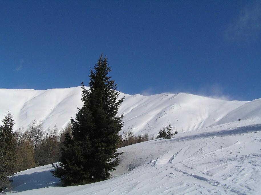 la cresta battuta dal vento