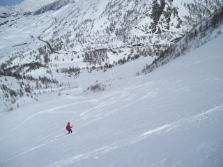 L'ultima parte della discesa