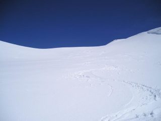 Il primo tratto della discesa