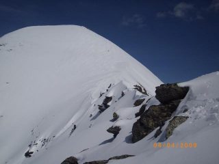 dalla spalla: cresta e drizzone