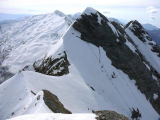 Sulla cresta sommitale