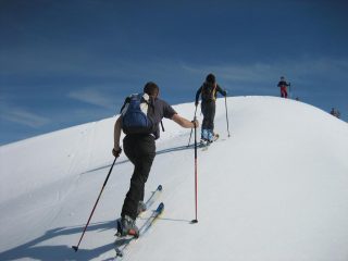 A pochi metri dalla cima...