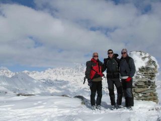 Ivo,Alberto e Mauro in punta