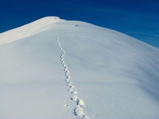 La traccia di salita