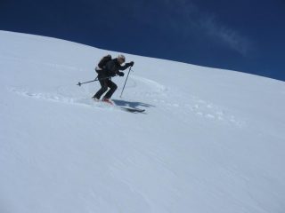 Marco in discesa dalla punta 1