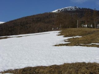 sfruttando le lingue di neve