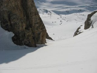 il canale di salita