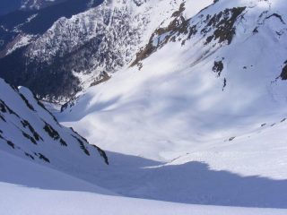 Vallone di discesa