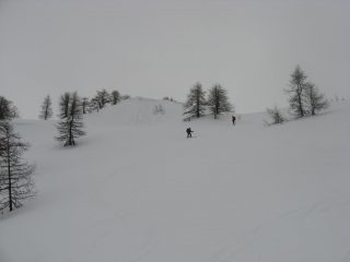 IN ALTO DISCESA NELLA NEBBIA