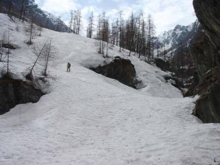 Scendendo sull'ultima valanga