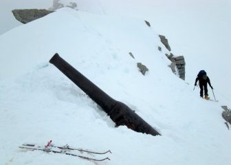Il cannone 149 a Cresta Croce