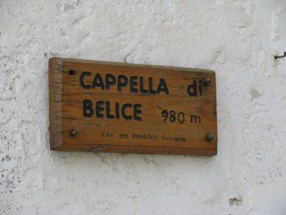 Targa lignea del CAI Rivarolo