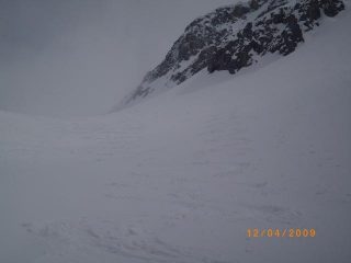 bella neve nel canalone