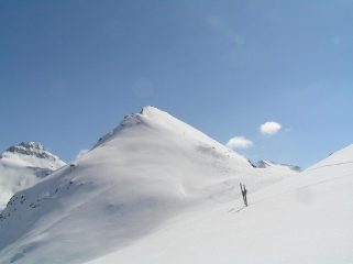 I pendii finali sotto la cima
