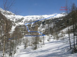 Itinerario Punta Lazoney