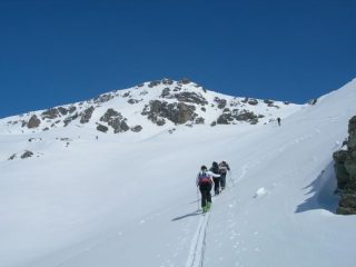 Poco prima del pendio finale