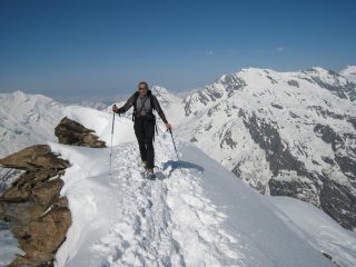 Marco arriva in cima