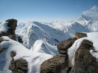 Dalla cresta verso la becca Prè d'Amont