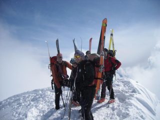 In cima al Castore