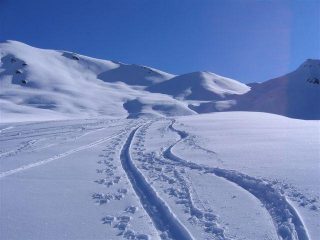 Nel vallone, sotto al Passo Fetita.