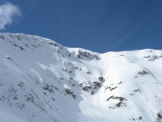 Itinerario visto dal cratere