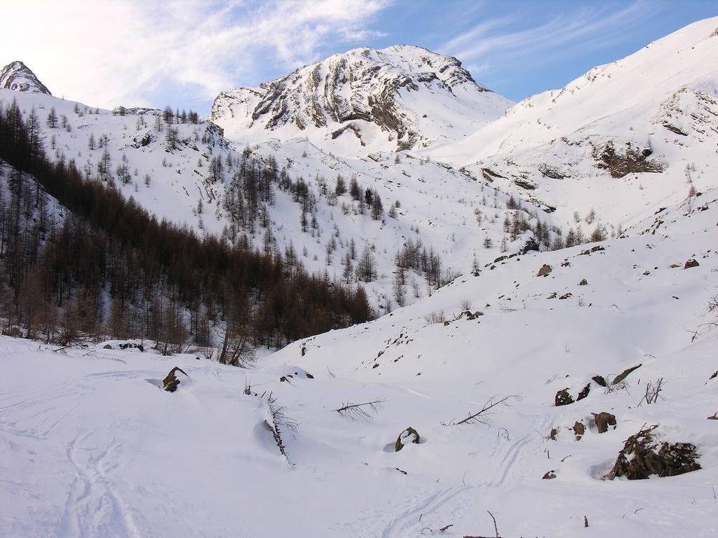 la parte bassa del Vallon de Corrouit