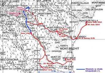 mappa itinerario