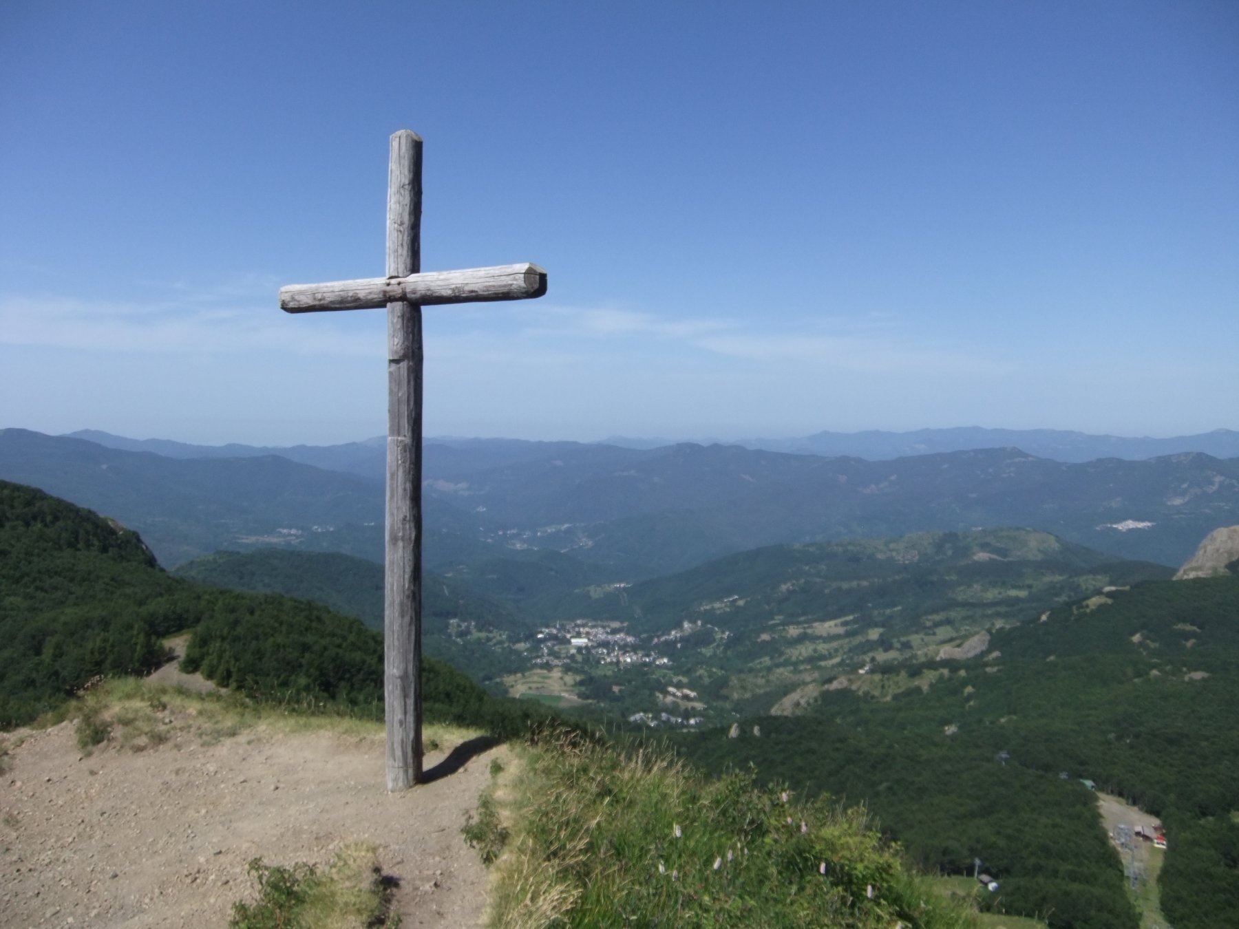 Panorama dalla cima del Monte Bue