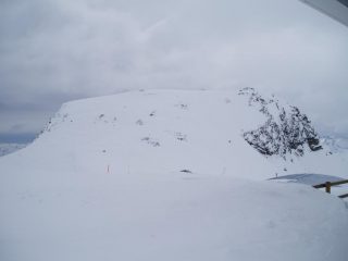 dal colle verso il corno del camoscio