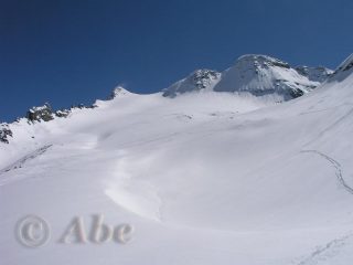 Dall'Homattupass vista del Breithornpass