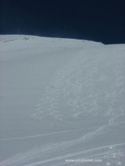il pendio finale del Breithorn foto m.conti