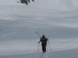 Tracce di salita e discesa