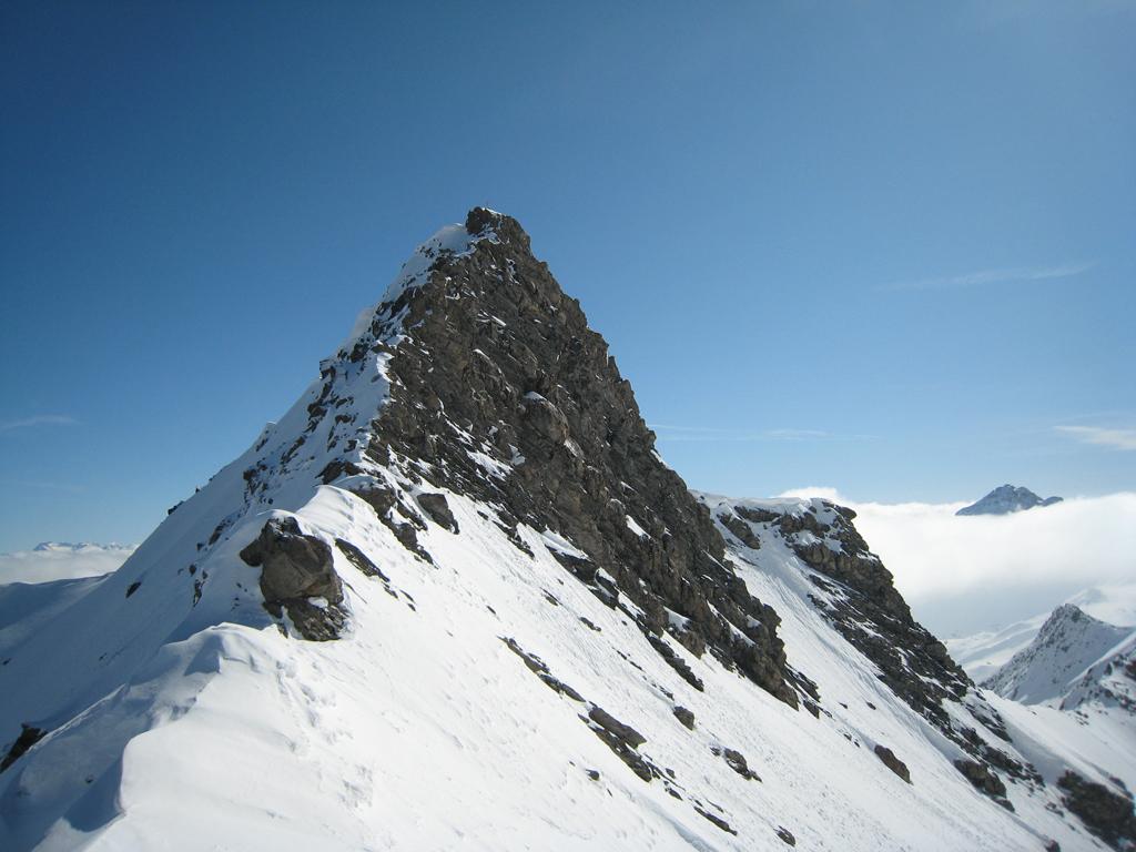 La cima vista dal colle
