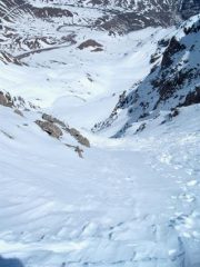 vista del canale dalla cresta di entrata