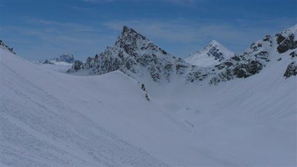 In discesa nel vallone dell'Infernetto