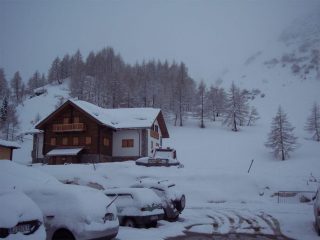 immagine invernale alla partenza