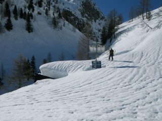 Sul tetto del Rif. del Laus