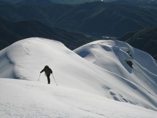 Marco arriva in cima