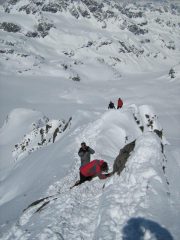 un tratto della cresta finale