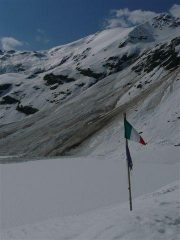Pendii sud del Ciapous sopra le valanghe della Gorgia Cagna