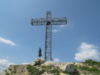 La croce di vetta e la Madonnina