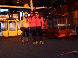 All'alba risveglio in funivia...