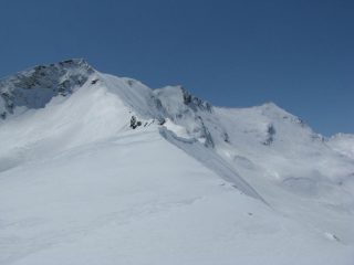 Il Bec Pendente e la cresta del Bec Pragelas