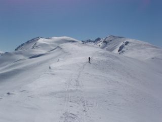 Sulla dorsale verso la terra Nera
