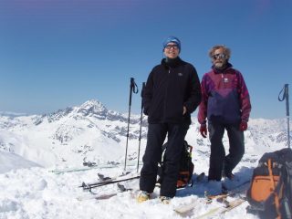 Sulla Terra Nera (l'ometto è sotto due metri di neve)
