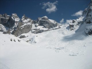 Le Sciore e il ghiacciaio