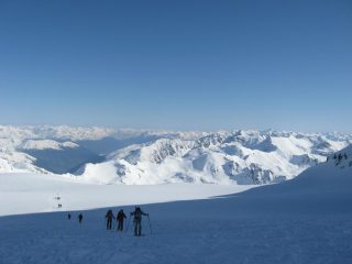 salendo al colle del Cevedale